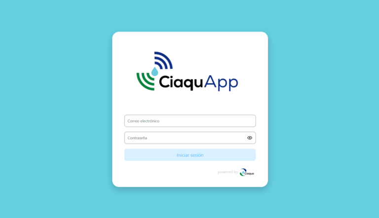 CiaquApp Plataforma Smart City Telegestión Telelectura Digitalización Agua